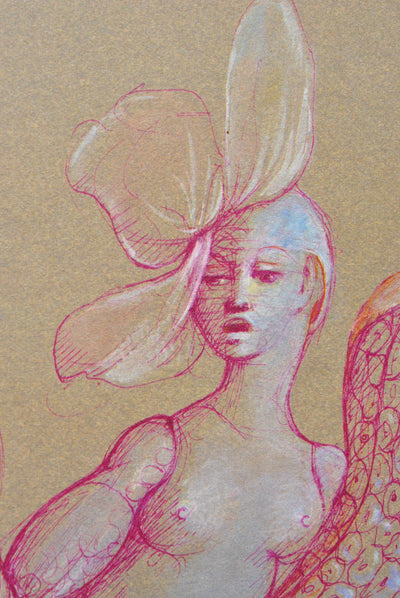 Leonor FINI : Jeu coquin, Lithographie originale (photo de détail 8) - Crédit photo : Galerie Art.Paris