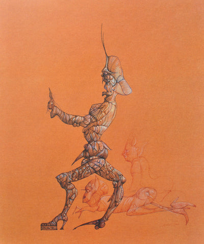 Leonor FINI : Le Conquérant, Lithographie originale (vue générale) - Crédit photo : Galerie Art.Paris