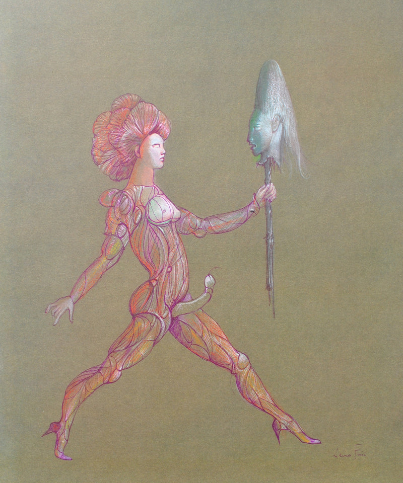 Leonor FINI : Vainqueur et vaincu, Lithographie originale (vue générale) - Crédit photo : Galerie Art.Paris