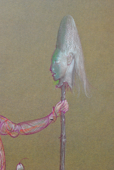 Leonor FINI : Vainqueur et vaincu, Lithographie originale (photo de détail 5) - Crédit photo : Galerie Art.Paris