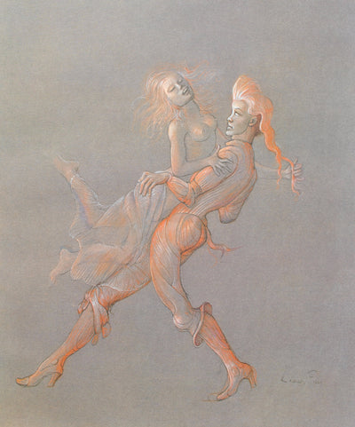 Leonor FINI : Roméo et Juliette, Lithographie originale (vue générale) - Crédit photo : Galerie Art.Paris