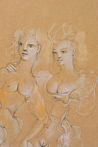 Leonor FINI : Casanova le séducteur, Lithographie originale (photo de détail 5) - Crédit photo : Galerie Art.Paris