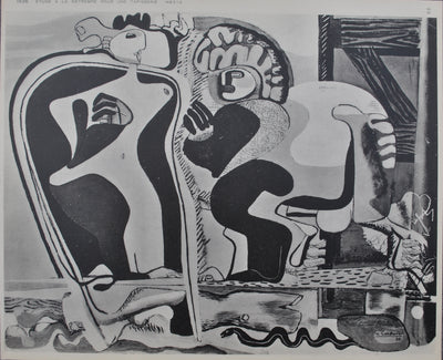 LE CORBUSIER : Femmes, cheval et serpent, héliogravure signée, 1938