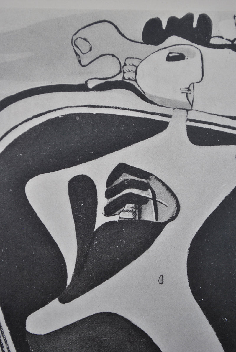 LE CORBUSIER : Femmes, cheval et serpent, héliogravure signée, 1938