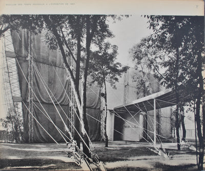  LE CORBUSIER : Pavillon des temps nouveaux, Héliogravure originale (vue générale) - Crédit photo : Galerie Art.Paris