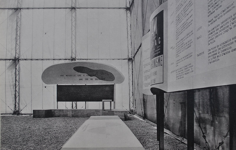  LE CORBUSIER : Pavillon des temps nouveaux - la solidarité, Héliogravure originale (photo de détail 2) - Crédit photo : Galerie Art.Paris