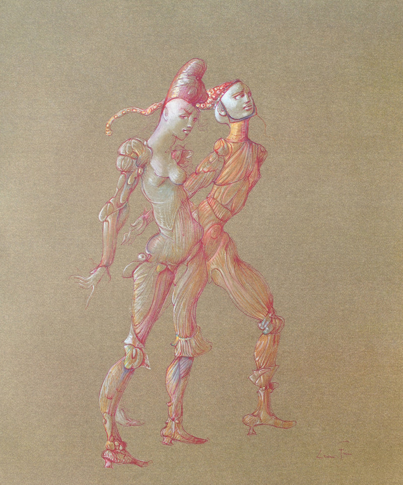 Leonor FINI : Roméo et Juliette amants, Lithographie originale (vue générale) - Crédit photo : Galerie Art.Paris