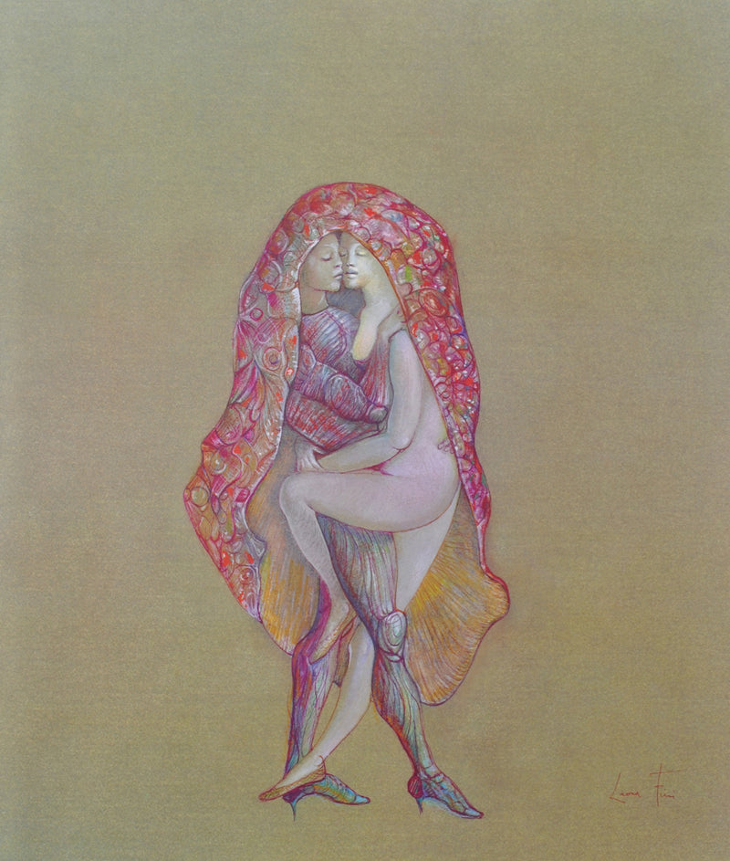 Leonor FINI : Le refus, Lithographie originale (vue générale) - Crédit photo : Galerie Art.Paris