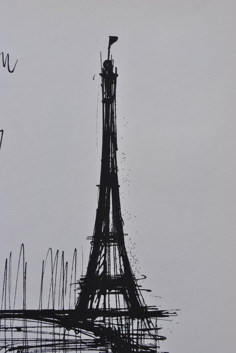 Bernard BUFFET : Ton Paris, Gravure originale (photo de détail 4) - Crédit photo : Galerie Art.Paris