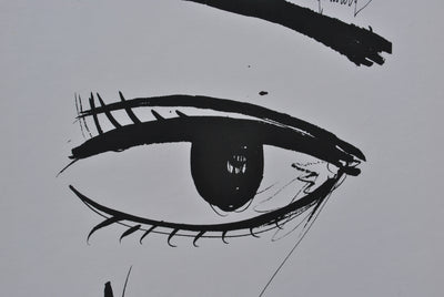 Bernard BUFFET : Vos yeux, Gravure originale (photo de détail 5) - Crédit photo : Galerie Art.Paris