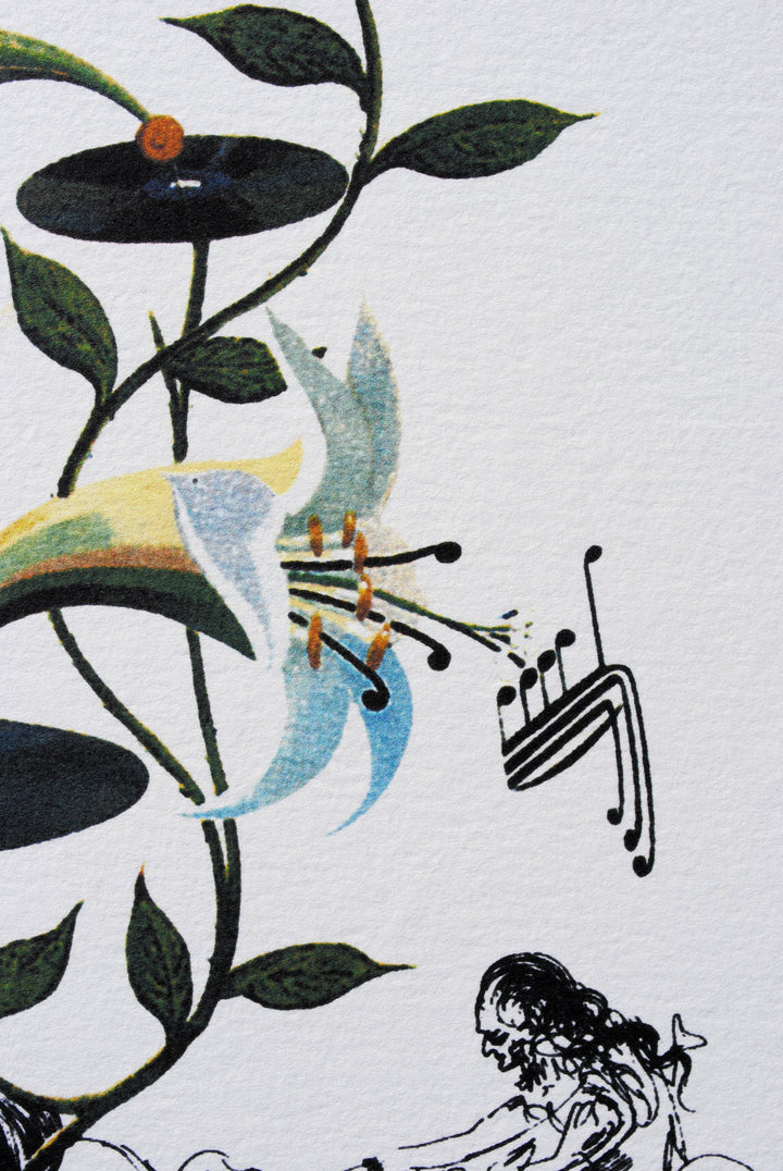 アート・デザイン・音楽 La vie publique de Salvador Dali Salvador DALI: The Musical Lily, Original Lithograph – art.paris