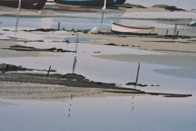 Stéphane LAURO : Marée basse à Concarneau, Lithographie originale (photo de détail 11) - Crédit photo : Galerie Art.Paris