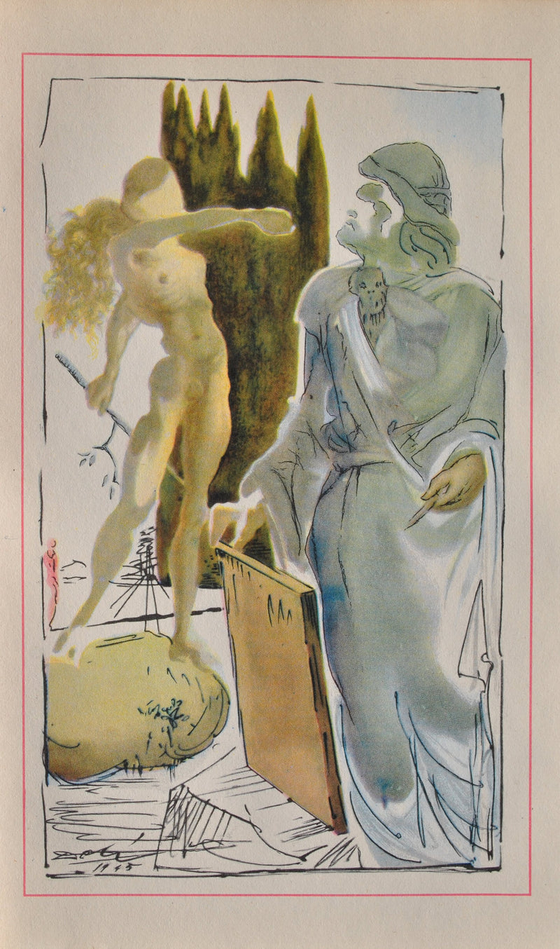 Salvador DALI : La sainte écriture, oeuvre originale (vue générale) - Crédit photo : Galerie Art.Paris