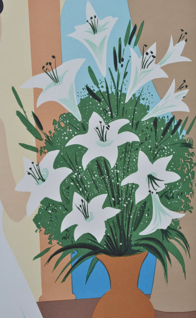 Marie-Theresa TORRES : Le bouquet de Lys, Lithographie originale (photo de détail 6) - Crédit photo : Galerie Art.Paris