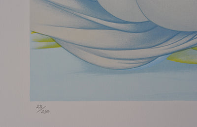 Mara TRAN LONG : Geisha et les fruits, Lithographie originale (photo de détail 4) - Crédit photo : Galerie Art.Paris