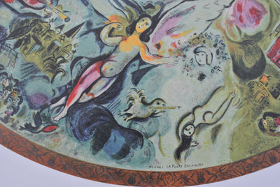 Marc CHAGALL : Plafond de l'opéra Garnier, Lithographie originale (photo de détail 10) - Crédit photo : Galerie Art.Paris