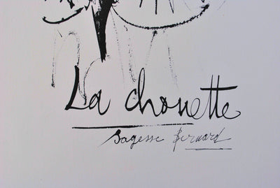 Bernard BUFFET : Le chien, Gravure originale (photo de détail 2) - Crédit photo : Galerie Art.Paris