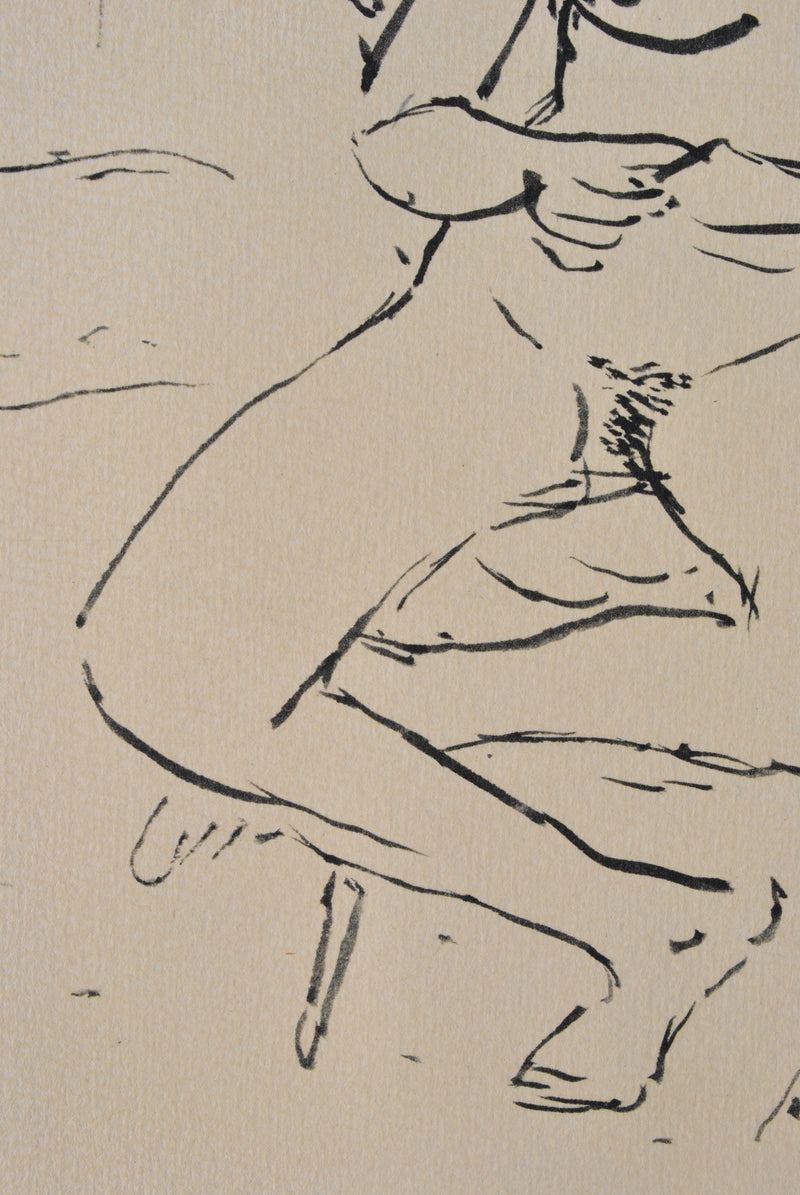 Albert MARQUET : Femme nue se coiffant, Gravure originale (photo de détail 5) - Crédit photo : Galerie Art.Paris