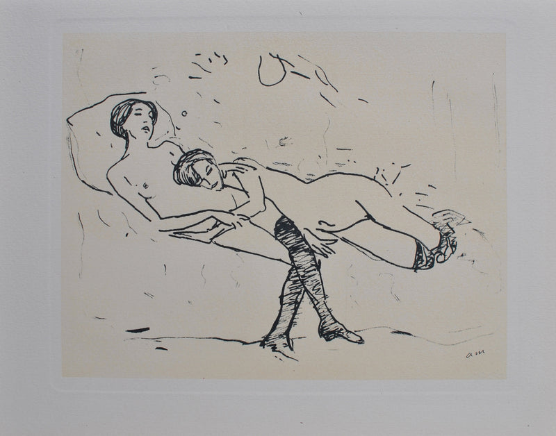 Albert MARQUET : Nu couché, Gravure originale (vue générale) - Crédit photo : Galerie Art.Paris