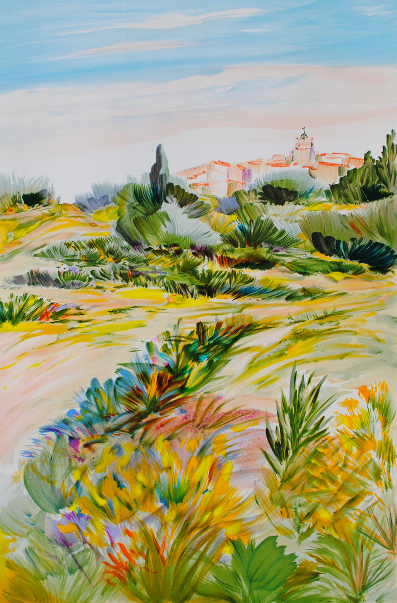 Ray POIRIER : Provence magnifique, Lithographie originale (photo de détail 2) - Crédit photo : Galerie Art.Paris