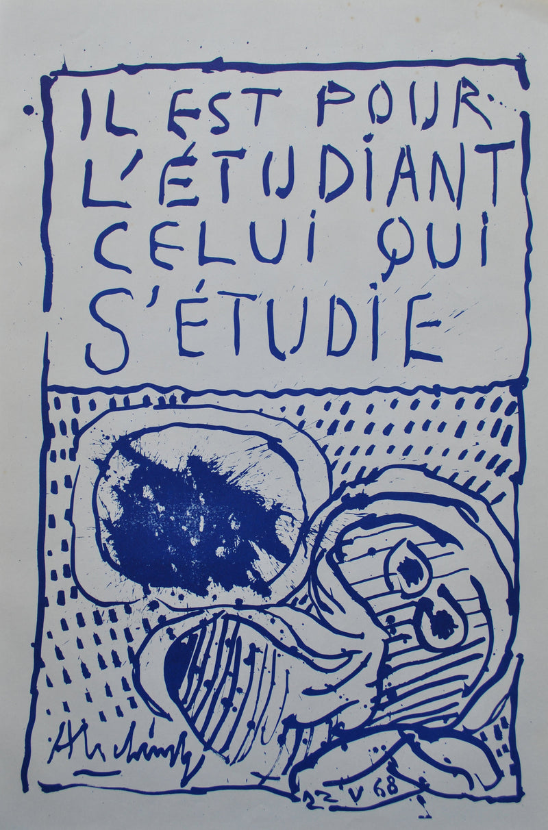Pierre ALECHINSKY : Il est pour l&
