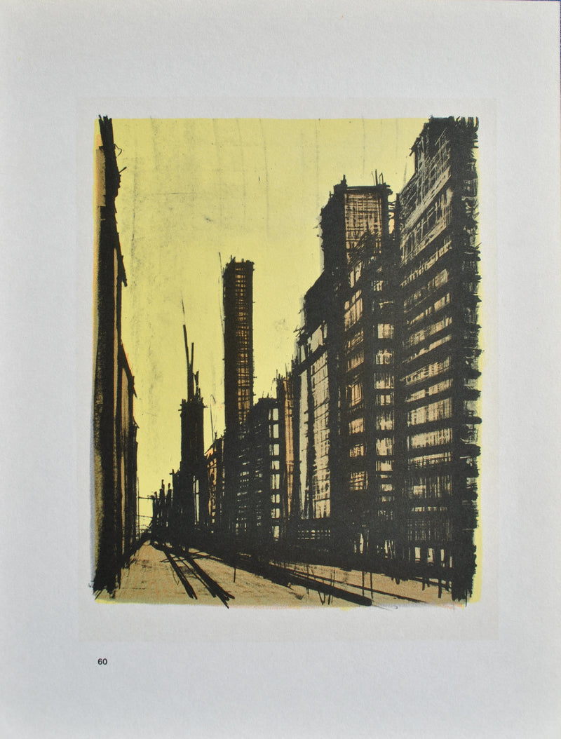 Bernard BUFFET : New York, Lithographie originale (photo de détail 8) - Crédit photo : Galerie Art.Paris