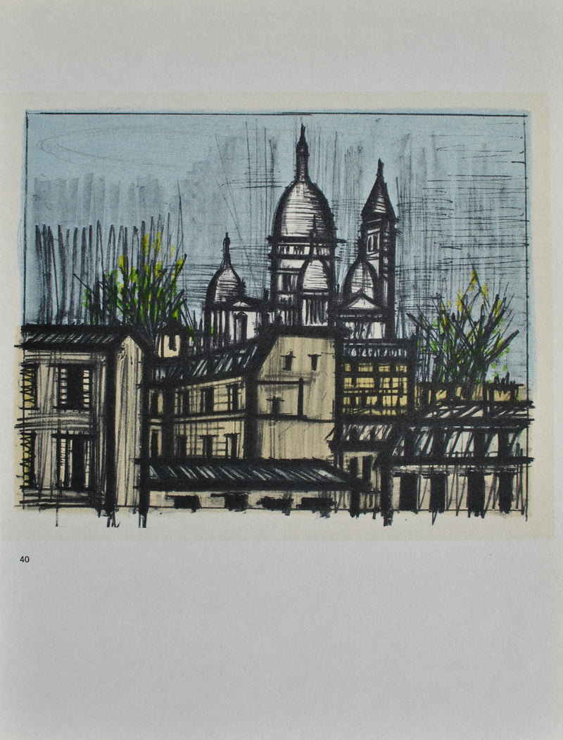 Bernard BUFFET : Paris, Lithographie originale (photo de détail 4) - Crédit photo : Galerie Art.Paris