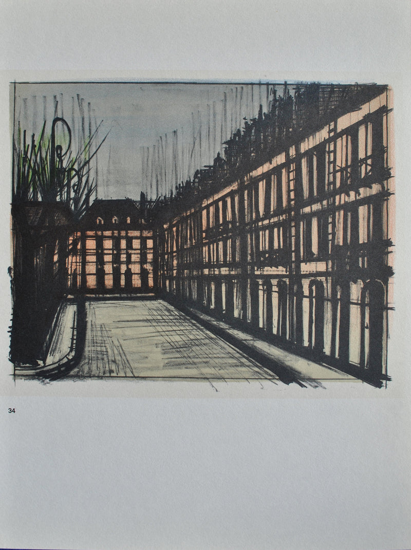 Bernard BUFFET : Paris, Lithographie originale (photo de détail 10) - Crédit photo : Galerie Art.Paris