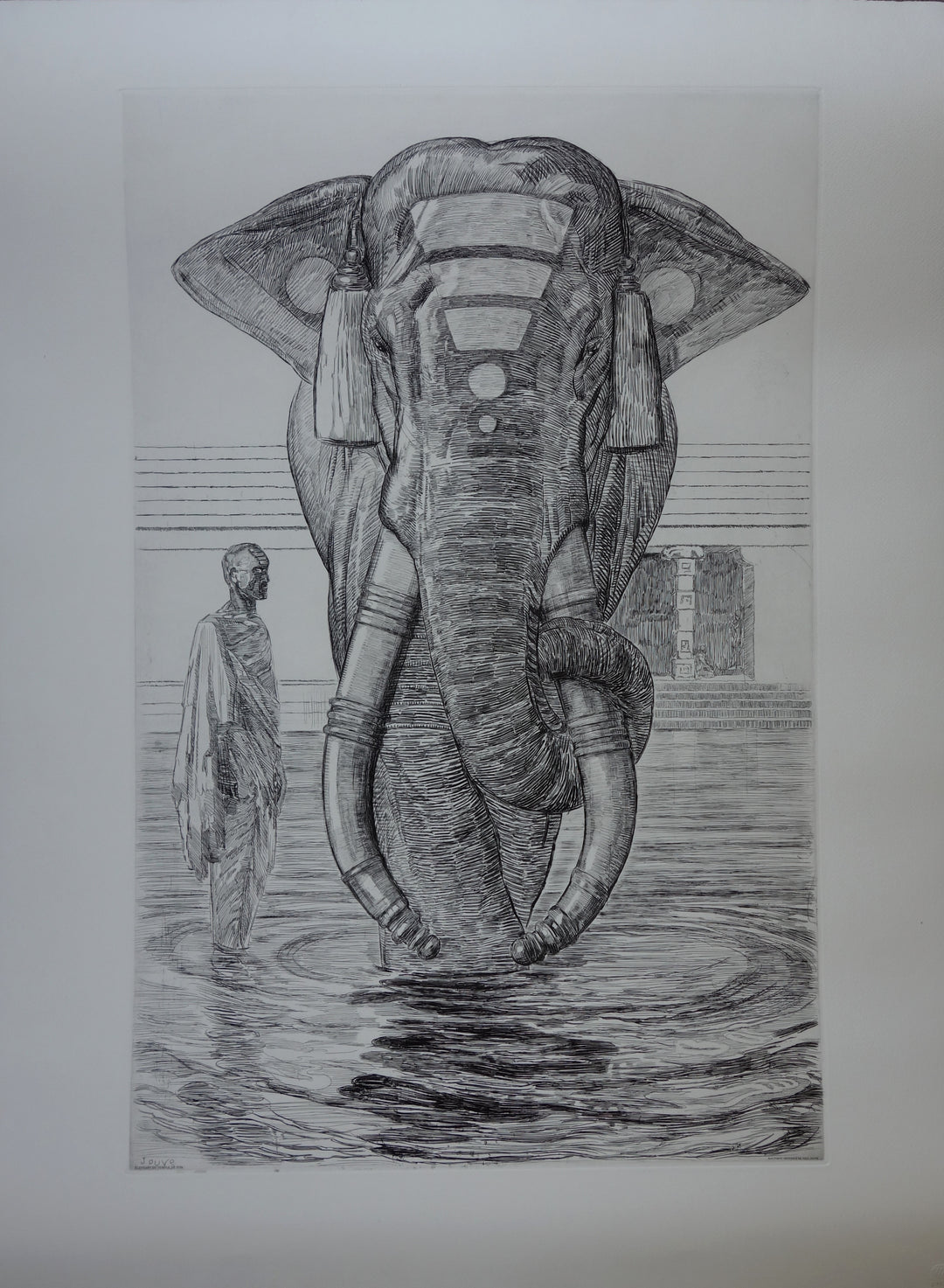 Paul Jouve (1878-1973) Panthère noire debout circa 1927 P... - 74096790