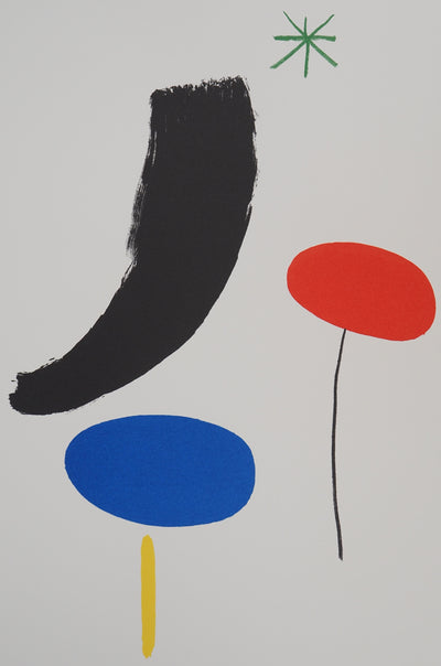 Joan MIRO : Jardin poétique sous les étoiles, Lithographie originale (photo de détail 5) - Crédit photo : Galerie Art.Paris