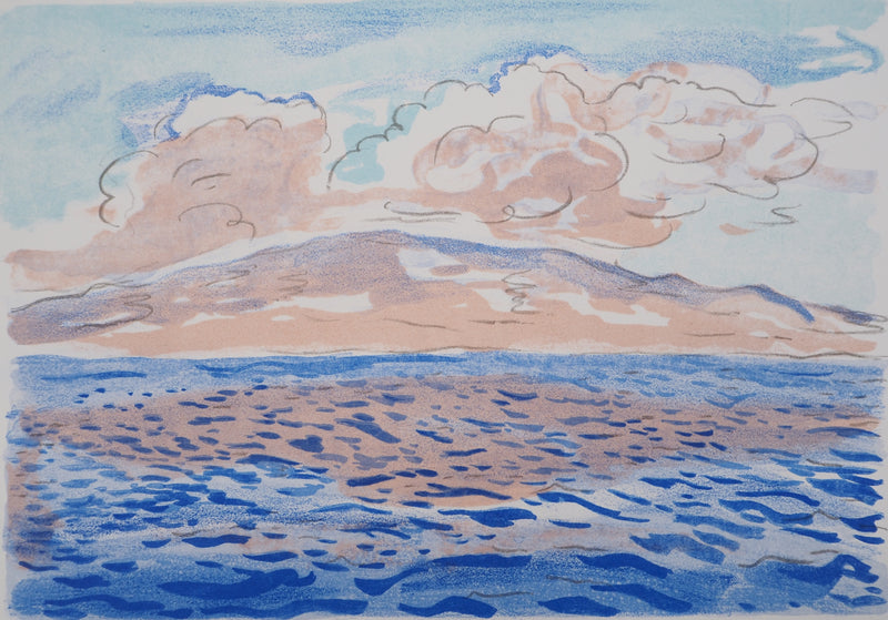 Albert MARQUET : Le bleu de la mer Adriatique, Lithographie originale (photo de détail 2) - Crédit photo : Galerie Art.Paris