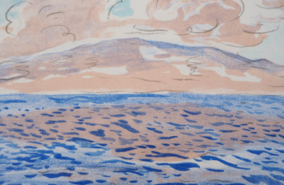 Albert MARQUET : Le bleu de la mer Adriatique, Lithographie originale (photo de détail 4) - Crédit photo : Galerie Art.Paris