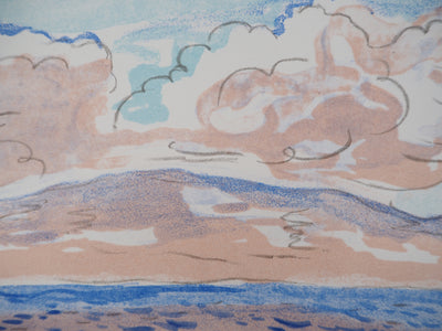 Albert MARQUET : Le bleu de la mer Adriatique, Lithographie originale (photo de détail 5) - Crédit photo : Galerie Art.Paris