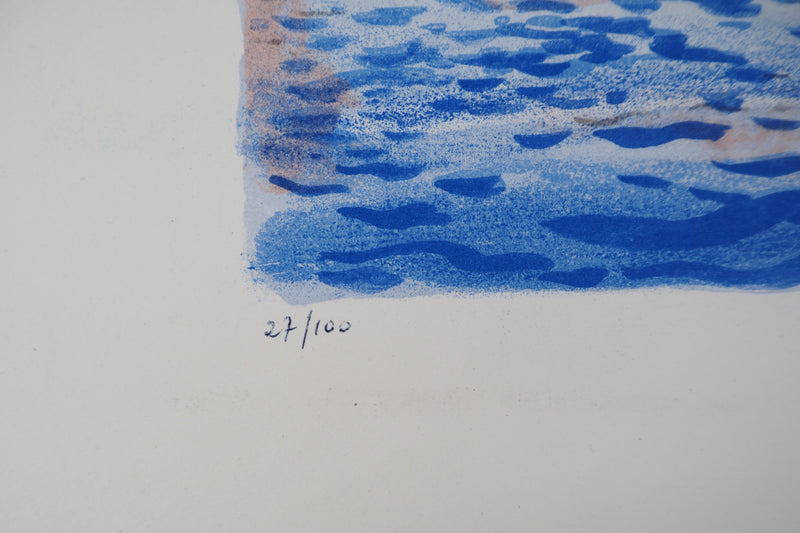 Albert MARQUET : Le bleu de la mer Adriatique, Lithographie originale (photo de détail 8) - Crédit photo : Galerie Art.Paris