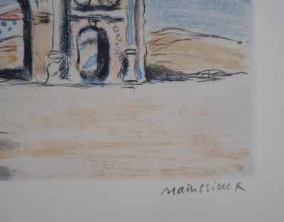 Lucien MAINSSIEUX : Rome, l'Arc de Constantin, Gravure originale (photo de détail 3) - Crédit photo : Galerie Art.Paris