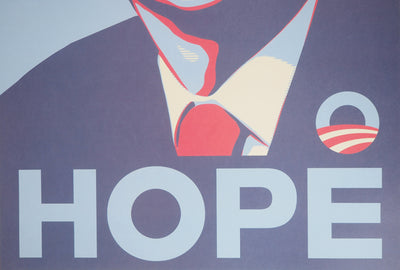 Shepard FAIREY : Obama, Hope, Lithographie originale (photo de détail 4) - Crédit photo : Galerie Art.Paris