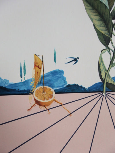 Salvador DALI : Flordali, Lithographie originale signée