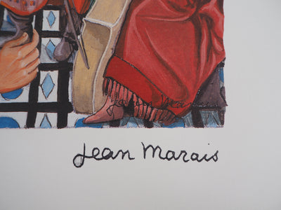 Jean MARAIS : La parade musicale, oeuvre originale (photo de détail 3) - Crédit photo : Galerie Art.Paris