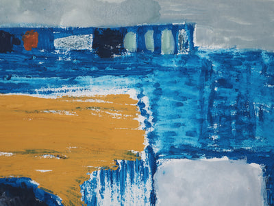 Jacques SOISSON : Autocar destroy et son conducteur, Gouache originale (photo de détail 8) - Crédit photo : Galerie Art.Paris