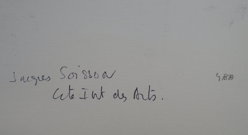 Jacques SOISSON : Autocar destroy et son conducteur, Gouache originale (photo de détail 9) - Crédit photo : Galerie Art.Paris