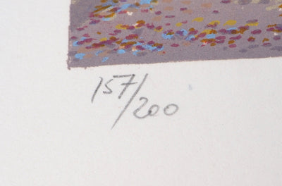 François FANCH LEDAN : Port de New-York, Lithographie originale (photo de détail 9) - Crédit photo : Galerie Art.Paris