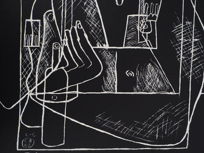  LE CORBUSIER : Bonsoir, Lithographie originale (photo de détail 5) - Crédit photo : Galerie Art.Paris