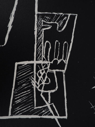  LE CORBUSIER : Bonsoir, Lithographie originale (photo de détail 6) - Crédit photo : Galerie Art.Paris