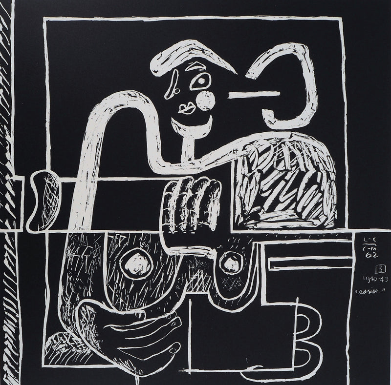 LE CORBUSIER : La face cachée, Lithographie originale signée