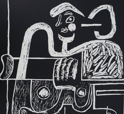 LE CORBUSIER : La face cachée, Lithographie originale signée