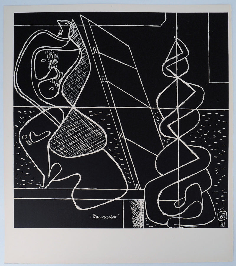 LE CORBUSIER : Danseuse, Lithographie originale signée