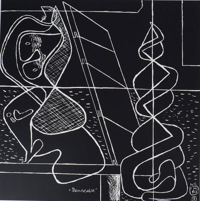 LE CORBUSIER : Danseuse, Lithographie originale signée