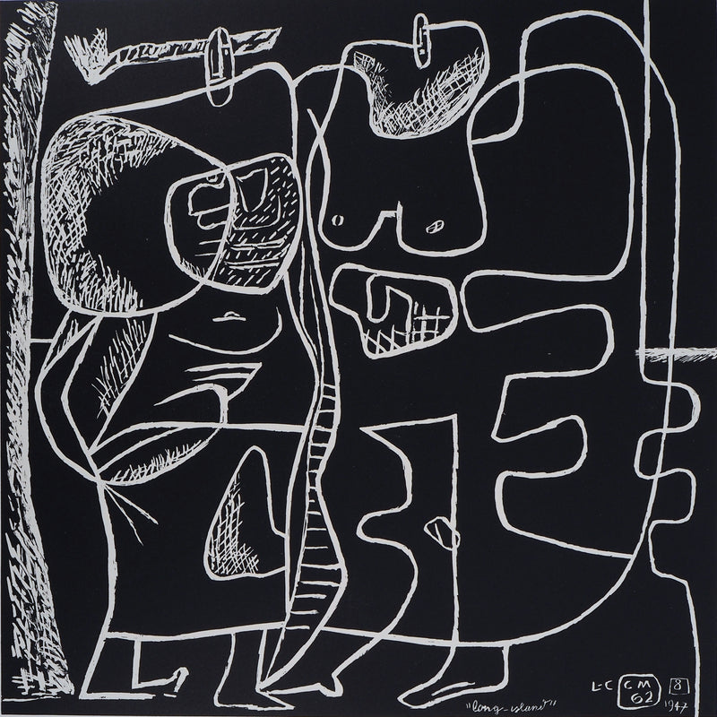 LE CORBUSIER : Le combat des titans, Lithographie originale signée