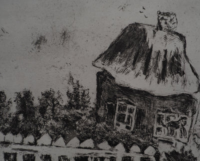 Marc CHAGALL : Le Pot de terre et le Pot de fer, Gravure originale (photo de détail 4) - Crédit photo : Galerie Art.Paris