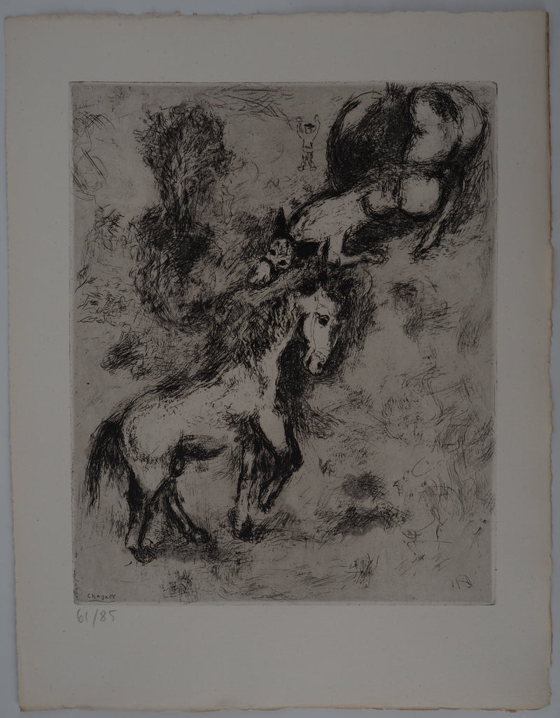 Marc CHAGALL : Le cheval et l&